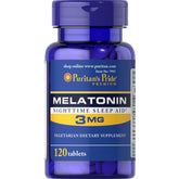 Melatonina 3mg 120 comprimidos PURITAN'S PRIDE